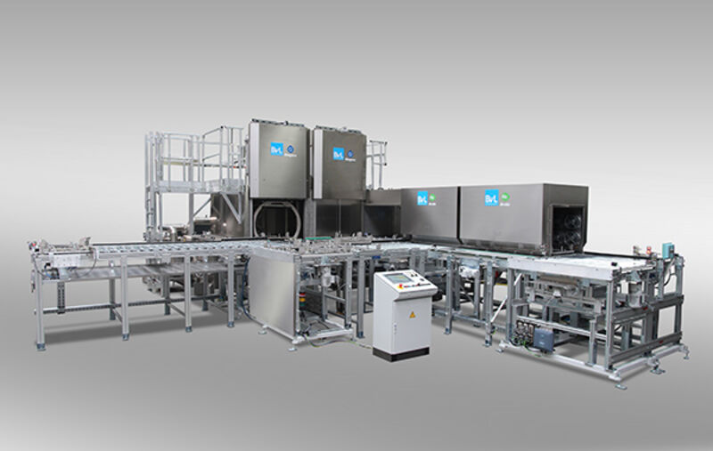 Cleaning processes combined in one chamber