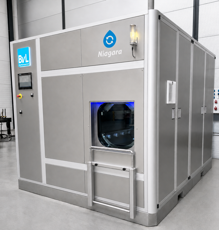Neue BvL Anlage NiagaraUP für höchste Reinheitsanforderungen bei High Purity Anwendungen
